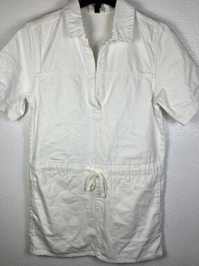 Universal Thread Women's Short Sleeve Drop Waist Drawstring Mini Dress Size M